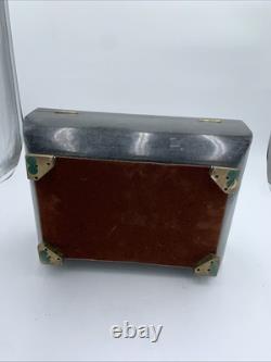 Vintage Antique Tessellated Horn Jewelry Box by Maitland-Smith