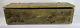 Vintage Antique Wooden Box With Brass Embossed Fruit Leaves Repose 10x3.5x2.75
