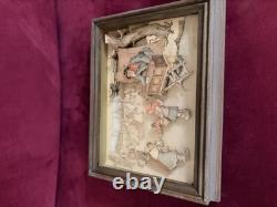 Vintage Anton Pieck 3D Shadow Box Framed THE SWINDLER