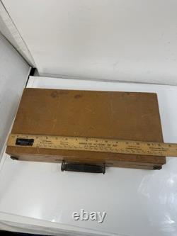 Vintage Artist's Wooden Metal Lined Box with paint pallet