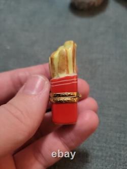 Vintage Artoria Limoges Limited Edition Peint Main French Fries Trinket Box