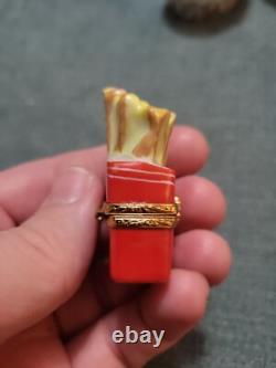 Vintage Artoria Limoges Limited Edition Peint Main French Fries Trinket Box