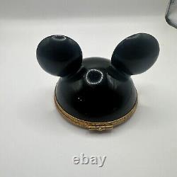 Vintage Artoria Limoges Peint Main Disney Mickey Ears Trinket Box