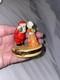 Vintage Artoria Limoges Peint Main Santa Mrs Claus Trinket Box