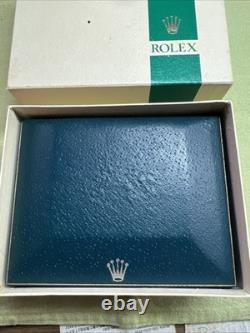 Vintage Authentic 70's Rolex Green strip Men's coffin Box/Case. 168055131675