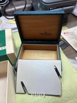 Vintage Authentic 70's Rolex Green strip Men's coffin Box/Case. 168055131675