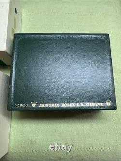 Vintage Authentic 70's Rolex Green strip Men's coffin Box/Case. 168055131675