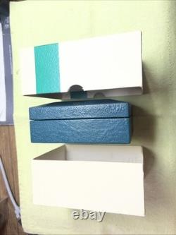 Vintage Authentic 70's Rolex Green strip Men's coffin Box/Case. 168055131675