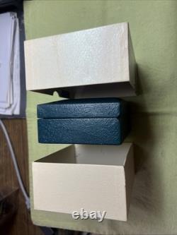 Vintage Authentic 70's Rolex Green strip Men's coffin Box/Case. 168055131675