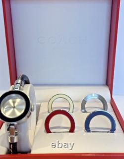 Vintage Authentic COACH Wristwatch-Interchangeable Bezel in Box