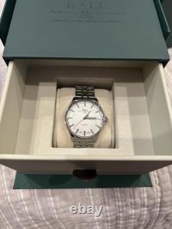 Vintage BALL Official Standard Trainmaster Automatic Steel Watch & Box