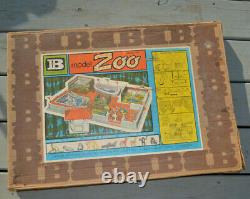 Vintage BRITAINS LTD MODEL ZOO PLAYSET Plastic Near Complete Box & Extras 4712