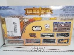 Vintage Bachmann Golden Spike Ho Scale Electric Train Set Original Box 00615