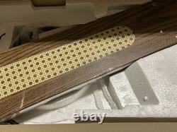Vintage Bahama Fans 52 Deluxe Ceiling Fan Antique Brass Cane Blades Open Box