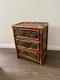Vintage Bamboo/ Wood Jewelry/storage Box 3 Drawers 8/12/16 Inches