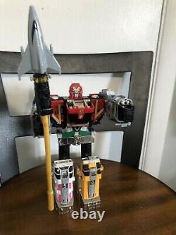 Vintage Bandai Power Rangers Lightspeed Rescue Omega Megazord Complete WithBox