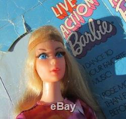 Vintage Barbie Doll Live Action With Box 1971 Nice Color Gorgeous Mod
