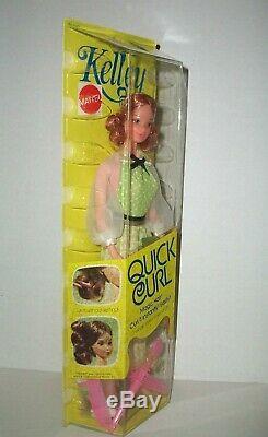 Vintage Barbie Friend Mattel Quick Curl Kelley Doll Nrfb #4221 New In Box 1972