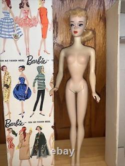 Vintage Barbie Ponytail #3, TM BOX, TM STAND, Clothes, Excellent Used Condition