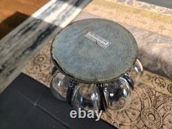 Vintage Baroque Brass Hand-Blown Bubble Glass Lidded Box / Apothecary Jar Vintage Baroque Brass Hand-Blown Bubble Glass Lidded Box / Apothecary Jar