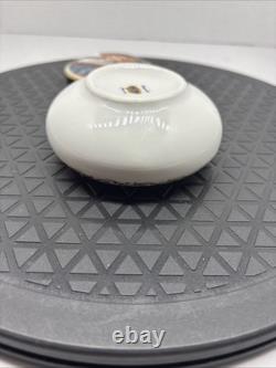 Vintage Bavaria Germany 22 KT Gold Plated Hand Painted Portrait Trinket Box