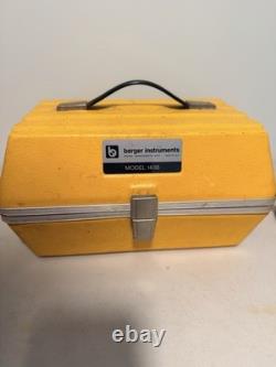 Vintage Berger Instruments Model 143B In Box With Papers Pristine Condition