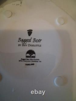 Vintage Bev Dolittle Bugged Bear Trinket Box COA 2003