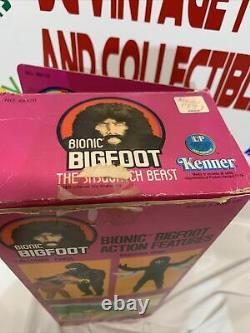 Vintage Bionic Bigfoot The Six Million Dollar Man 1977 Kenner Complete With Box