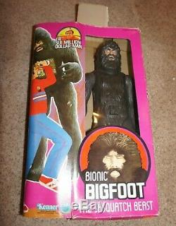 Vintage Bionic Bigfoot The Six Million Dollar Man 1977 Kenner Second Series Box