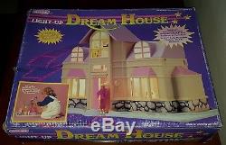 Vintage Blue Box Polly Pocket size Light Up Dream House Doll Furniture Box Bird