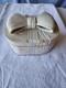 Vintage Boho Tessellated Stone And Reed Decorative Box With A Bow