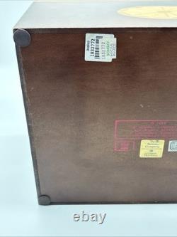 Vintage Bombay Company Mahogany Inlaid Storage Jewelry/ Letter Box