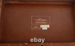 Vintage Bombe' Shaped Cherry Jewelry Box WithMother of Pearl Inlay