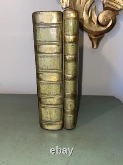 Vintage Borghese Ceramic Celtic Sculpted Book Trinket Box