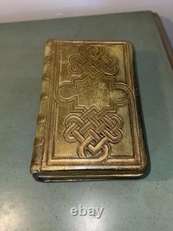 Vintage Borghese Ceramic Celtic Sculpted Book Trinket Box