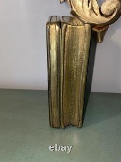 Vintage Borghese Ceramic Celtic Sculpted Book Trinket Box