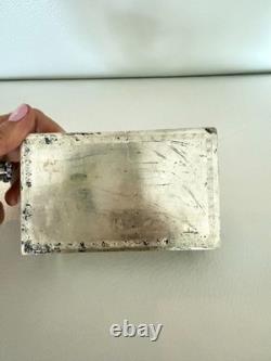 Vintage Box Hand Decorated With Enamel Decoration
