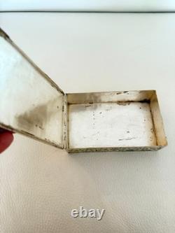 Vintage Box Hand Decorated With Enamel Decoration