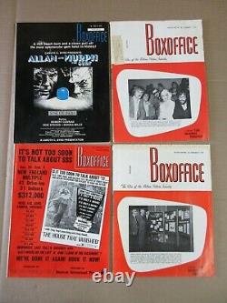 Vintage Box Office Central Eastern Edition 1970-1974 Lot of 10 Magazines 39