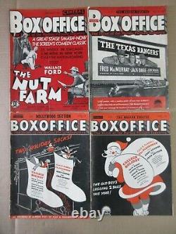 Vintage Box Office Midwest New England Central 1934-36 Lot of 10 Magazines 36