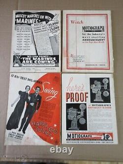 Vintage Box Office Midwest New England Central 1934-36 Lot of 10 Magazines 36