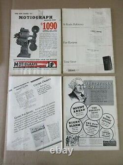 Vintage Box Office Midwest New England Central 1934-36 Lot of 10 Magazines 36