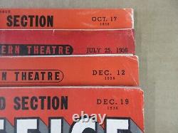 Vintage Box Office Midwest New England Central 1934-36 Lot of 10 Magazines 36