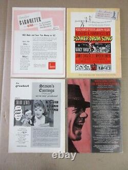 Vintage Box Office Modern Theatre Buyers Directory 1960s Lot of 9 Magazines 32