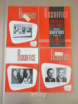 Vintage Box Office Modern Theatre Buyers Directory 1960s Lot of 9 Magazines 32