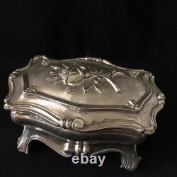 Vintage Box Trinket Box Italy Silver Jewelry Rare Collectuble