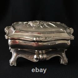 Vintage Box Trinket Box Italy Silver Jewelry Rare Collectuble