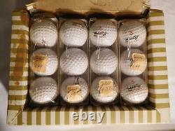 Vintage Box of Cory Middlecoff Unused Plastic Wrapped Golf Balls New in Package