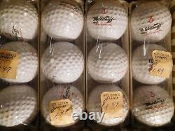 Vintage Box of Cory Middlecoff Unused Plastic Wrapped Golf Balls New in Package