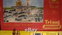 Vintage Boxed Tri-ang 00 R3x Electric Goods Train Set Complete